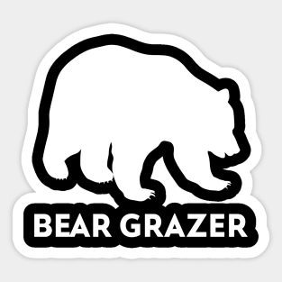 Bear Grazer Sticker